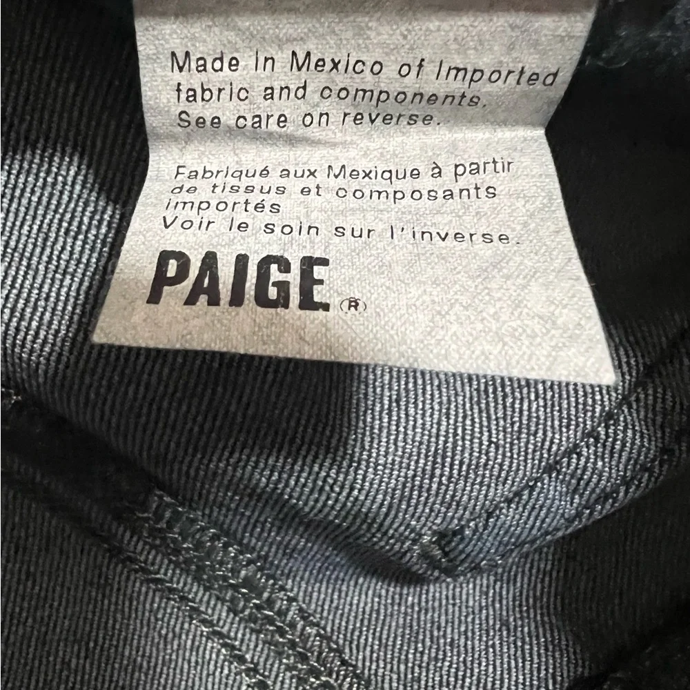 PAIGE  Jimmy Shorts Dark Wash Jean Shorts  Denim Size 27 - EUC